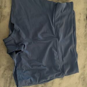 SHEIN Blue Athletic High-Rise Workout Shorts